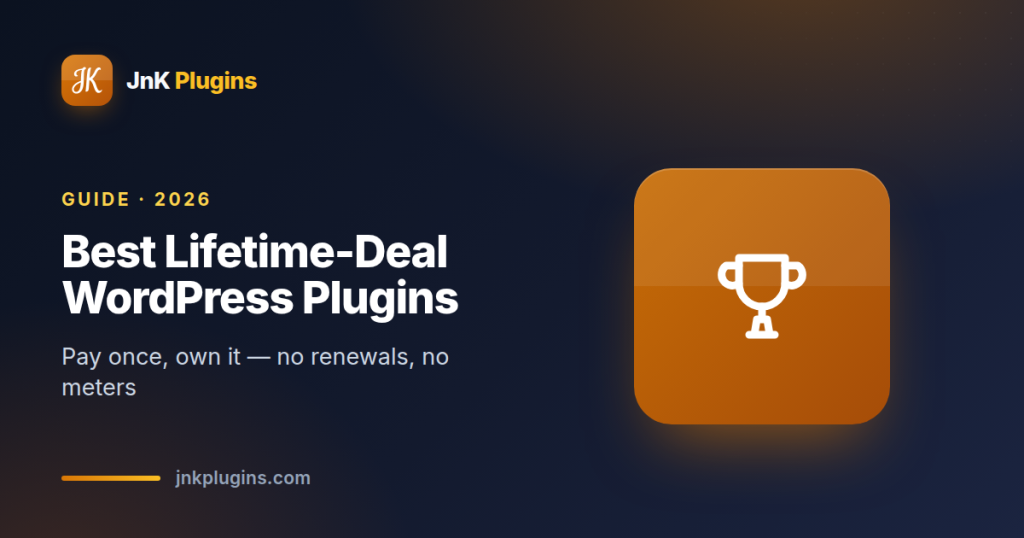 Best Lifetime-Deal WordPress Plugins (Pay Once, No Renewals)