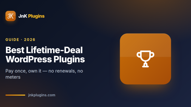 Best Lifetime-Deal WordPress Plugins (Pay Once, No Renewals)