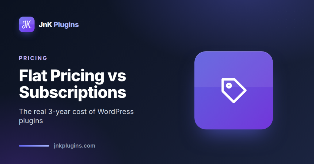 Flat Pricing vs Subscriptions: The Real Cost of WordPress Plugins
