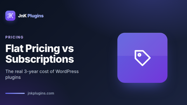 Flat Pricing vs Subscriptions: The Real Cost of WordPress Plugins