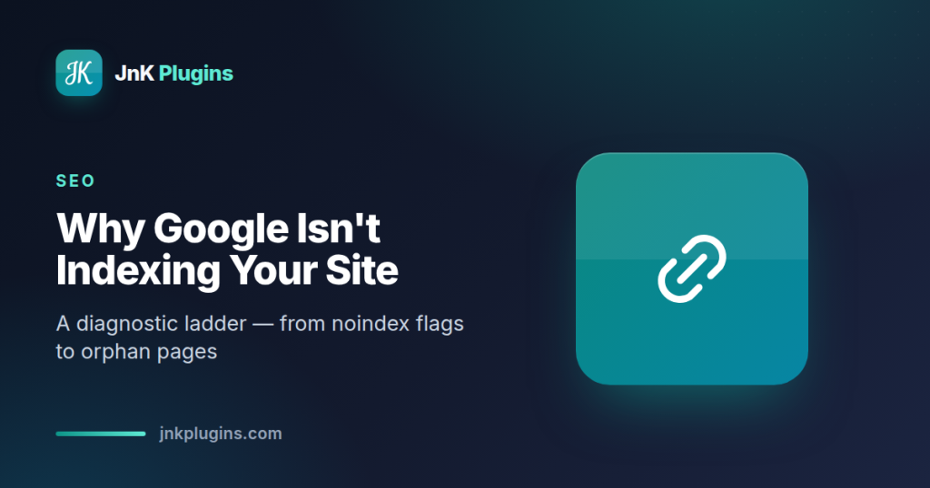 Why Google isn't indexing your WordPress site — featured card