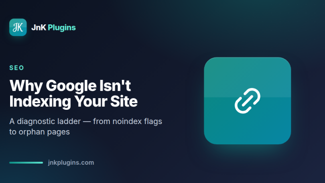 Why Google isn't indexing your WordPress site — featured card
