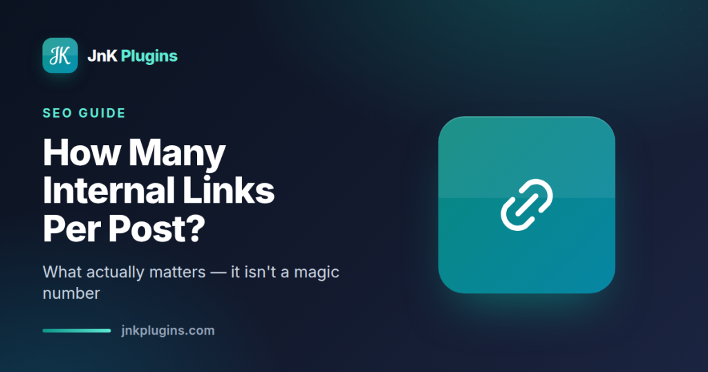 Featured card: how many internal links per post