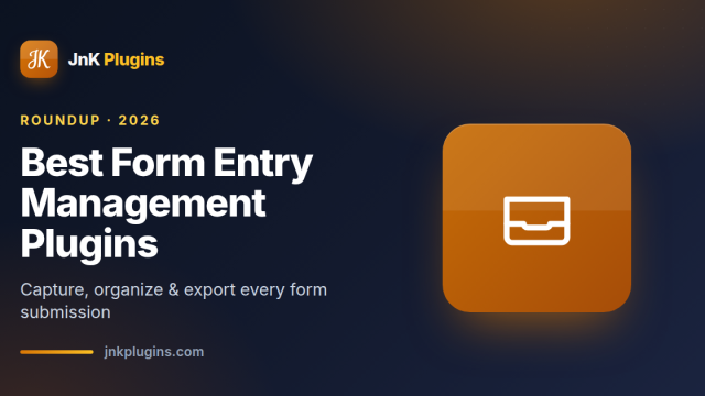 Best WordPress form entry management plugins compared