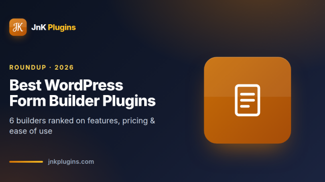 Best WordPress form builder plugins compared