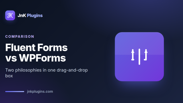 Fluent Forms and WPForms compared side by side