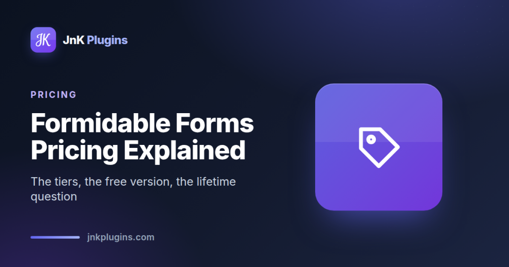 Illustration for Formidable Forms pricing