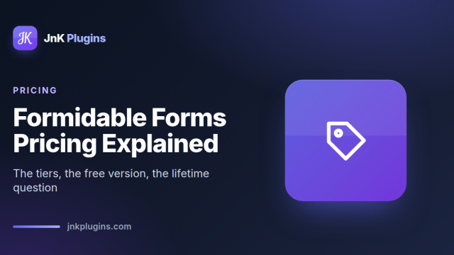 Illustration for Formidable Forms pricing
