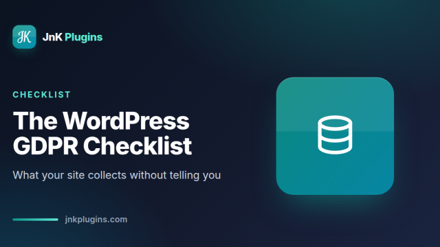 Illustration for the WordPress GDPR checklist