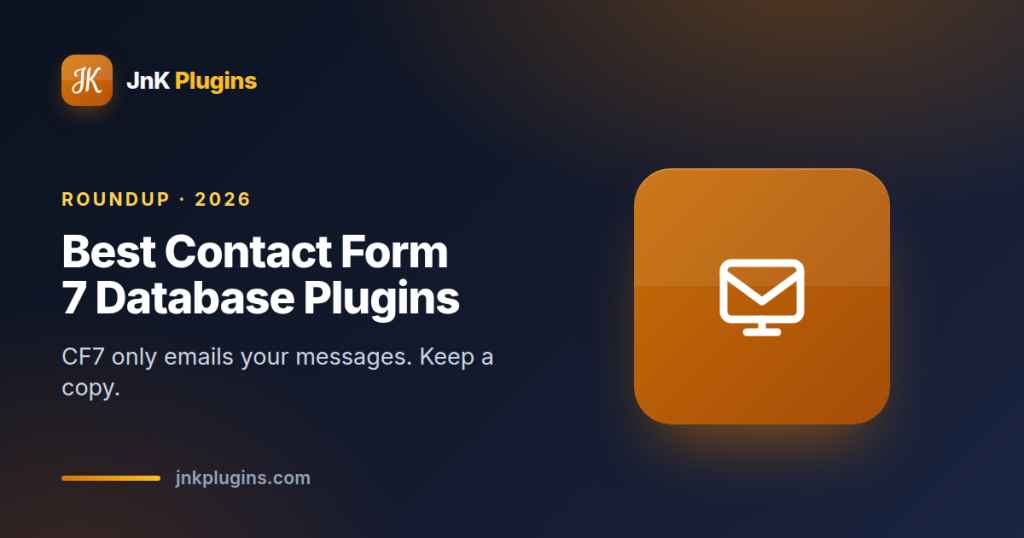Best Contact Form 7 database plugins compared