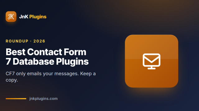 Best Contact Form 7 database plugins compared