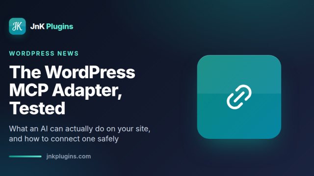 WordPress MCP Adapter tested featured card