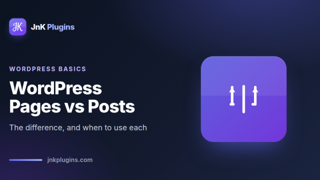 WordPress pages vs posts explained